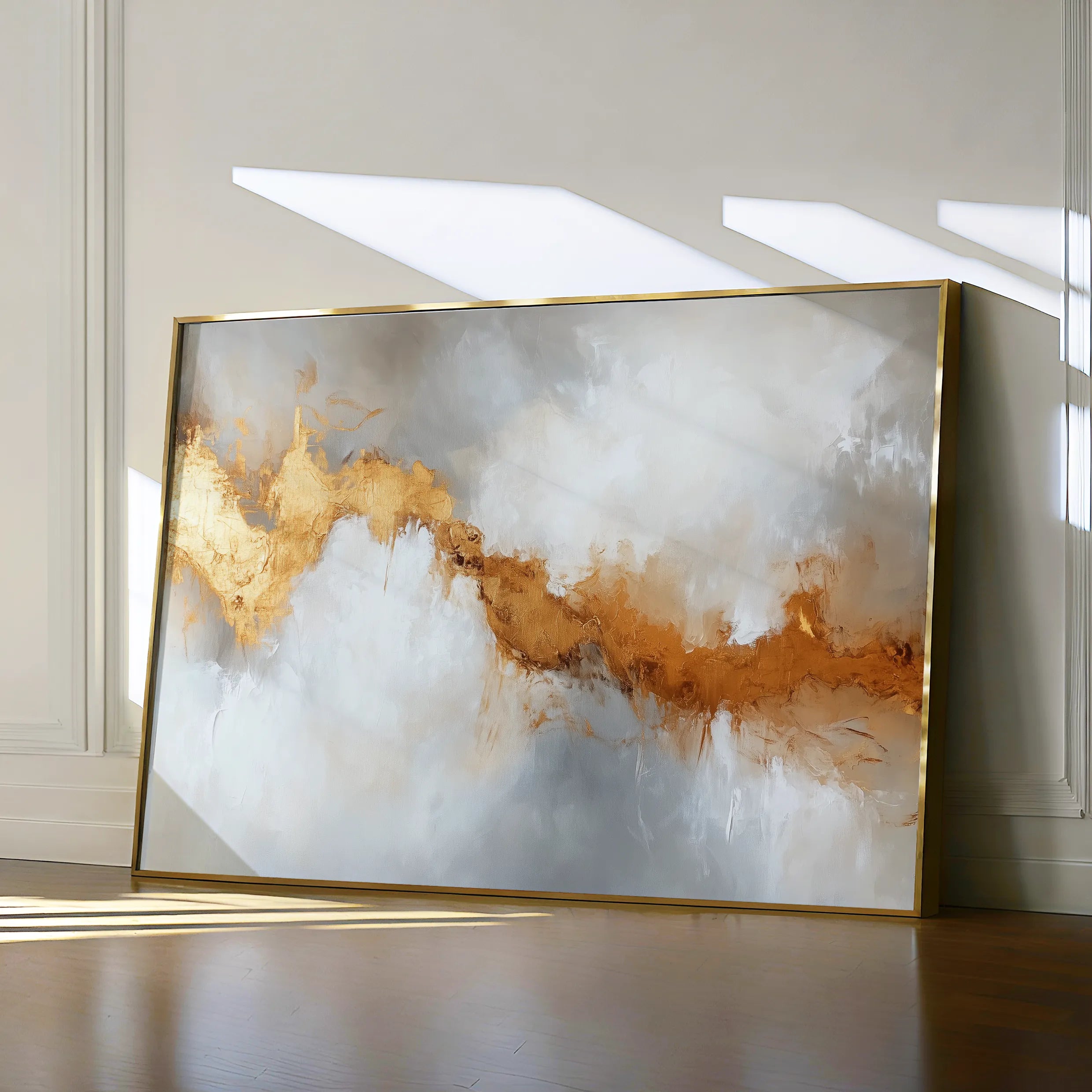 Abstract 483 Canvas Art 18" x 24" / 45 x 60 cm / Black