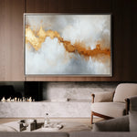Abstract 483 Canvas Art 18" x 24" / 45 x 60 cm / Black