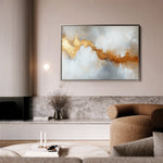 Abstract 483 Canvas Art 18" x 24" / 45 x 60 cm / Black
