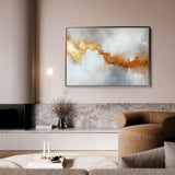 Abstract 483 Canvas Art 18" x 24" / 45 x 60 cm / Black