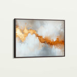 Abstract 483 Canvas Art 18" x 24" / 45 x 60 cm / Black