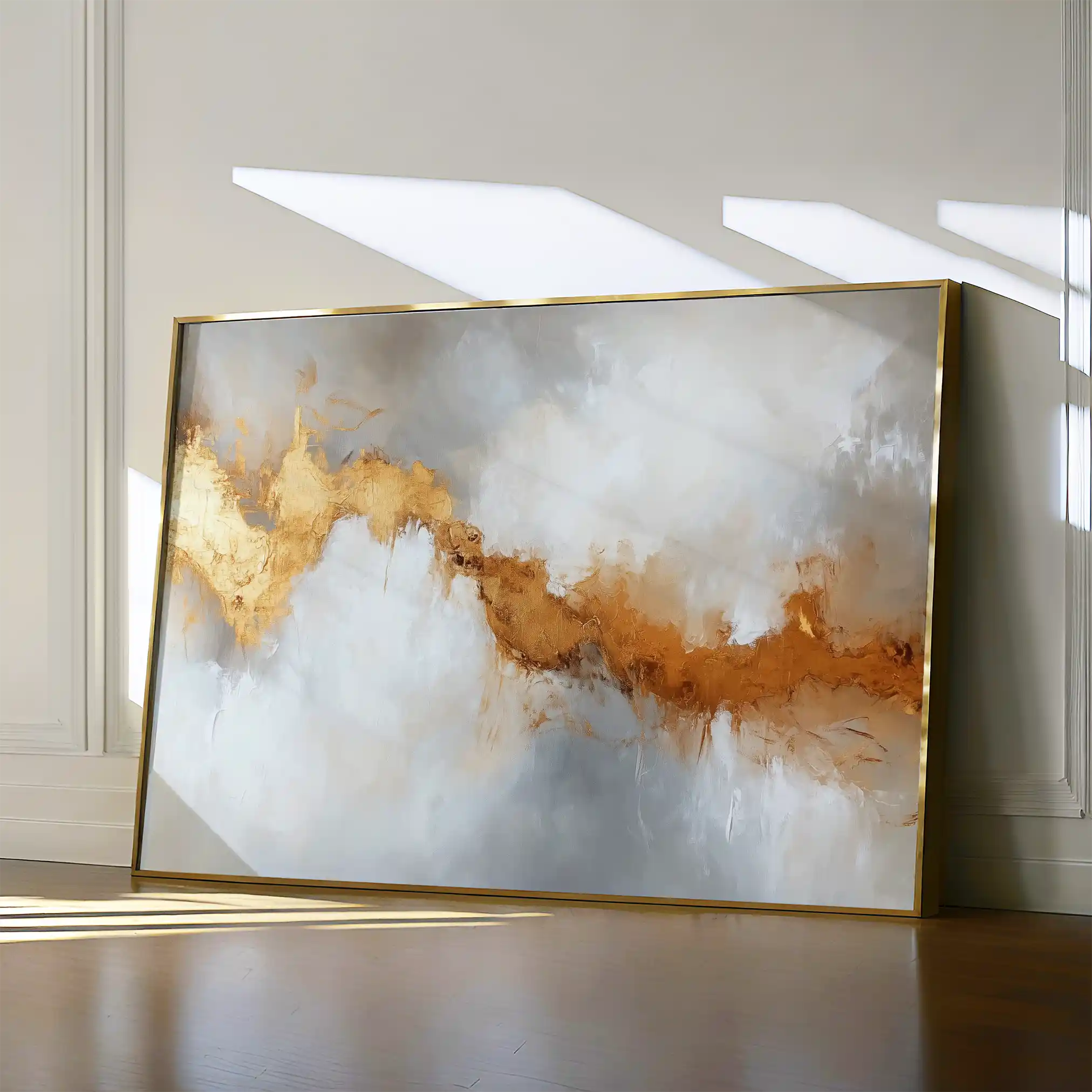 Abstract 483 Canvas Art 60 x 40 cm / Black