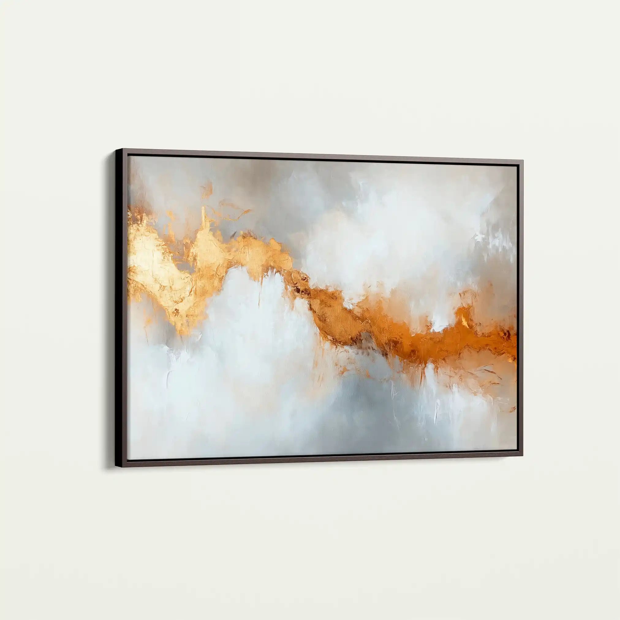 Abstract 483 Canvas Art 60 x 40 cm / Black