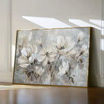 Floral 483 Canvas Art 18" x 24" / 45 x 60 cm / Black