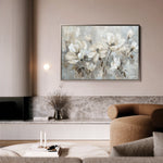 Floral 483 Canvas Art 18" x 24" / 45 x 60 cm / Black
