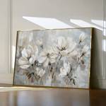 Floral 483 Canvas Art 60 x 40 cm / Black