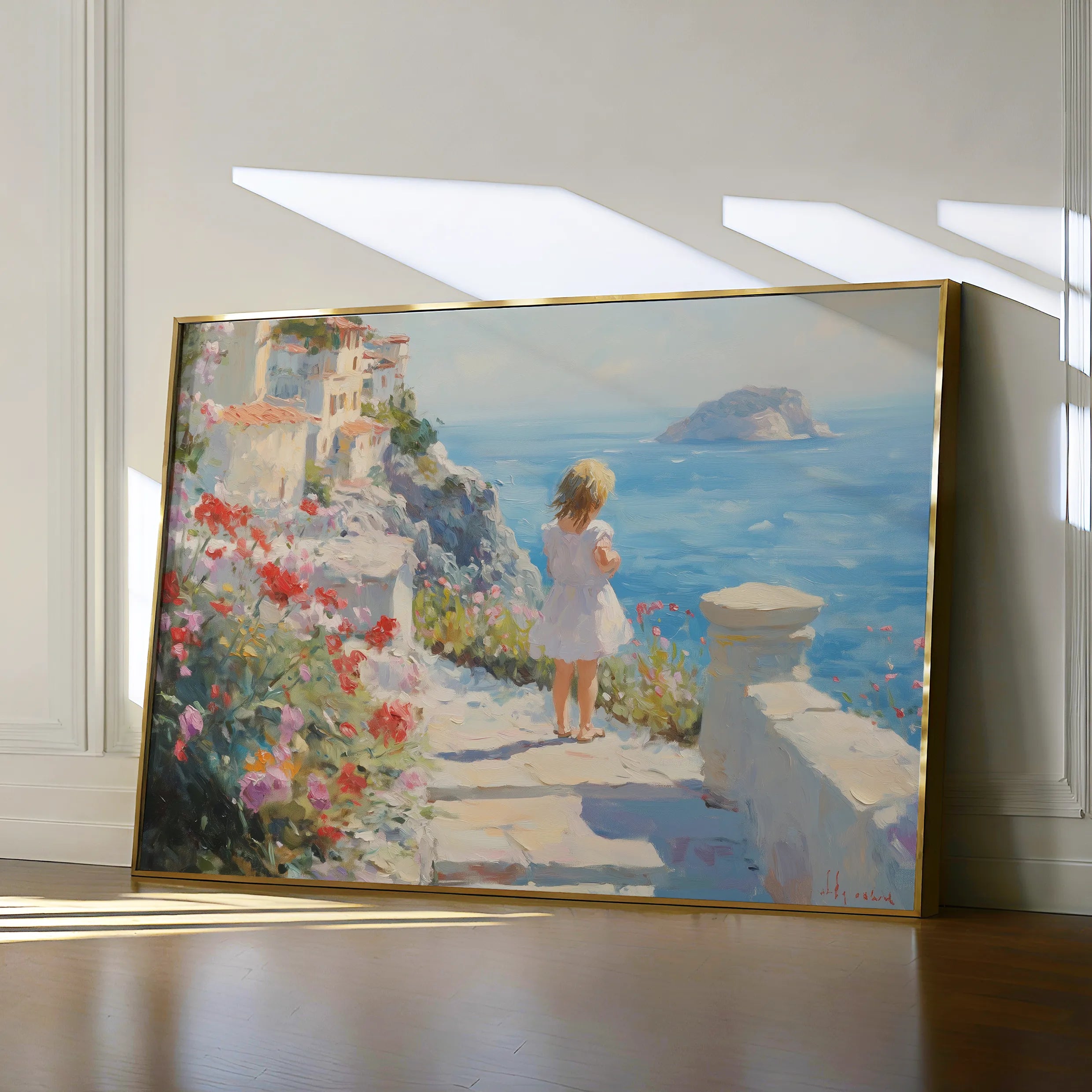 Landscape 483 Canvas Art 18" x 24" / 45 x 60 cm / Black