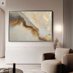Abstract 484 Canvas Art 18" x 24" / 45 x 60 cm / Black