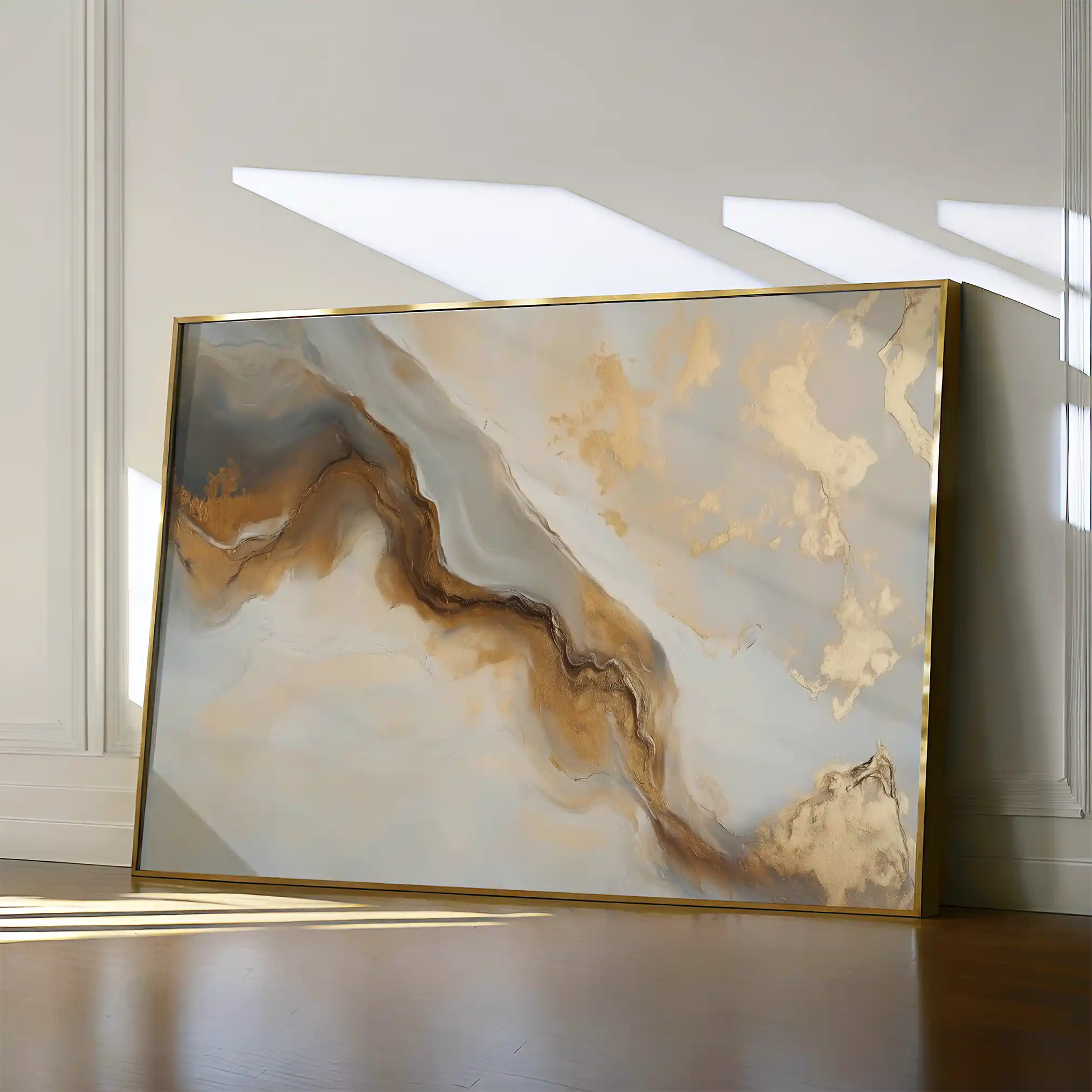 Abstract 484 Canvas Art 18" x 24" / 45 x 60 cm / Black