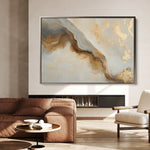 Abstract 484 Canvas Art 18" x 24" / 45 x 60 cm / Black