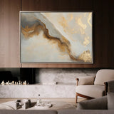 Abstract 484 Canvas Art 18" x 24" / 45 x 60 cm / Black