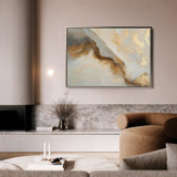 Abstract 484 Canvas Art 18" x 24" / 45 x 60 cm / Black