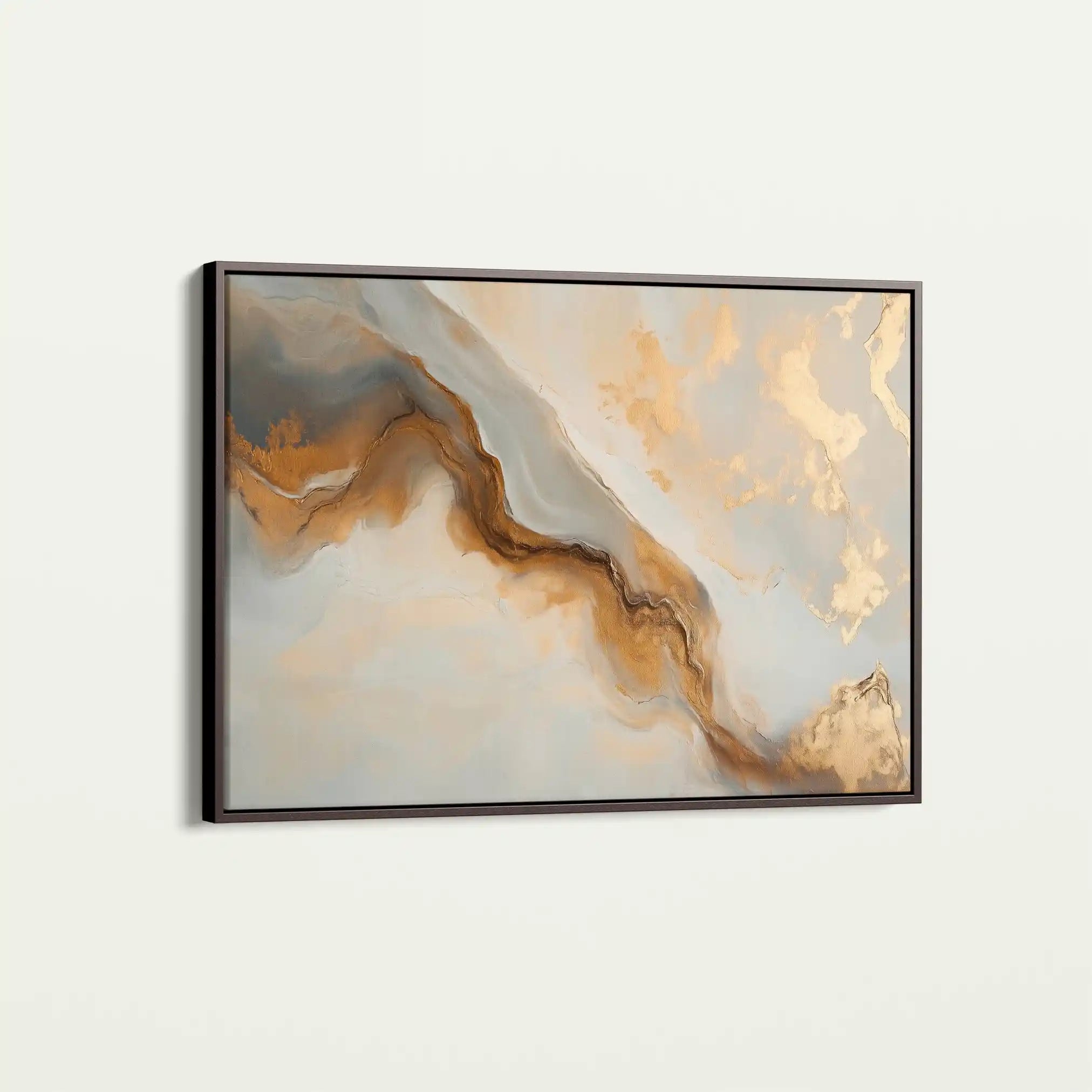 Abstract 484 Canvas Art 18" x 24" / 45 x 60 cm / Black