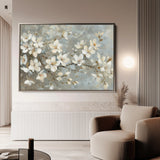 Floral 484 Canvas Art 18" x 24" / 45 x 60 cm / Black