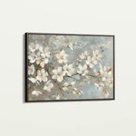 Floral 484 Canvas Art 18" x 24" / 45 x 60 cm / Black