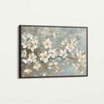 Floral 484 Canvas Art 60 x 40 cm / Black
