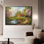 Landscape 484 Canvas Art 18" x 24" / 45 x 60 cm / Black