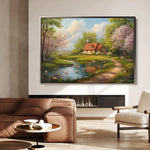 Landscape 484 Canvas Art 18" x 24" / 45 x 60 cm / Black