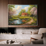 Landscape 484 Canvas Art 18" x 24" / 45 x 60 cm / Black
