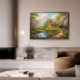 Landscape 484 Canvas Art 18" x 24" / 45 x 60 cm / Black