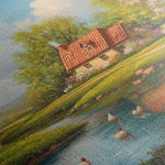 Landscape 484 Canvas Art 60 x 40 cm / Black