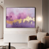 Abstract 485 Canvas Art 18" x 24" / 45 x 60 cm / Black