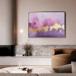 Abstract 485 Canvas Art 18" x 24" / 45 x 60 cm / Black