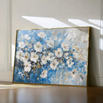 Floral 485 Canvas Art 18" x 24" / 45 x 60 cm / Black