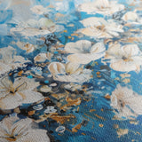 Floral 485 Canvas Art 18" x 24" / 45 x 60 cm / Black