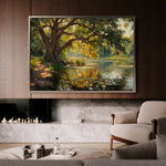 Landscape 485 Canvas Art 18" x 24" / 45 x 60 cm / Black
