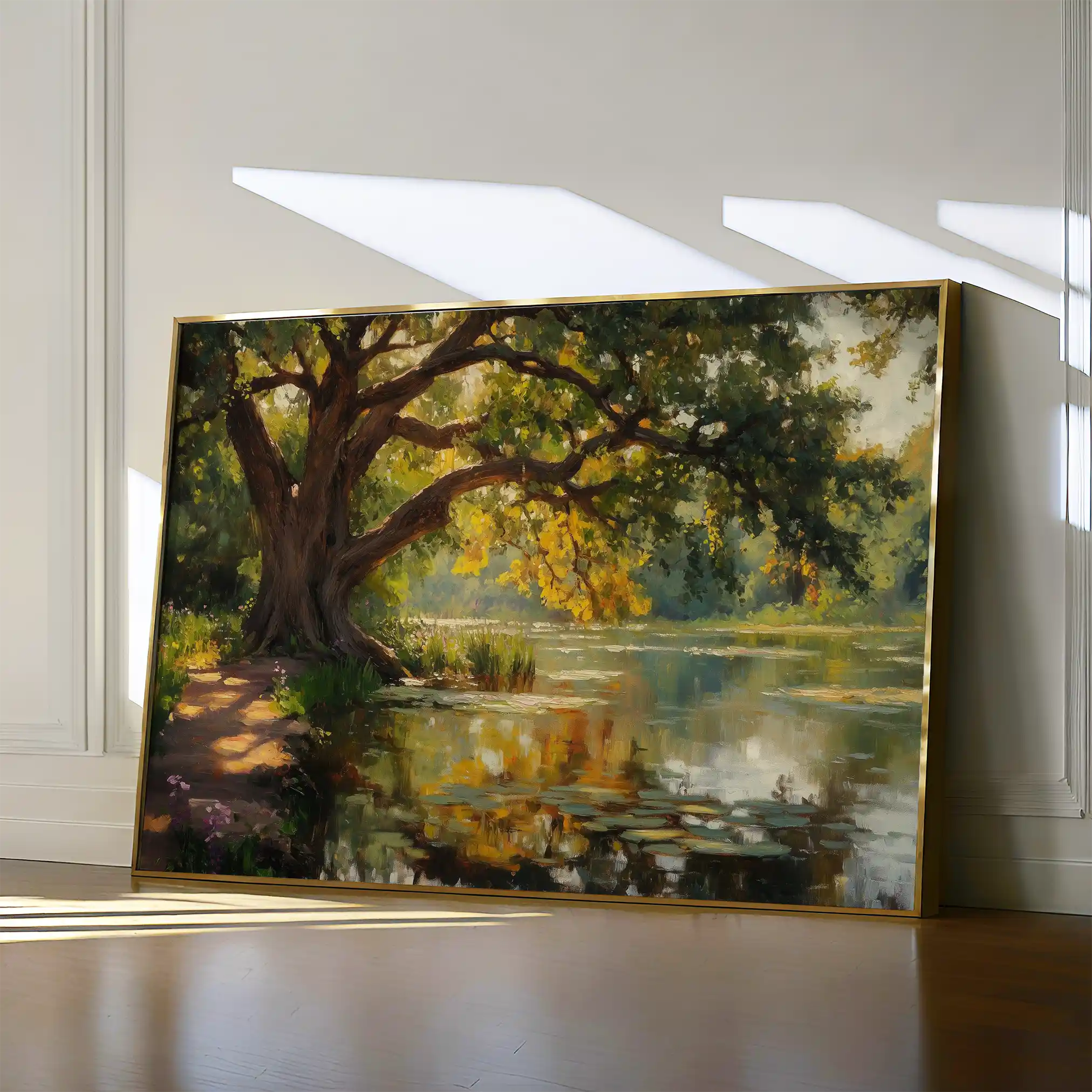 Landscape 485 Canvas Art 60 x 40 cm / Black