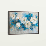 Floral 486 Canvas Art 18" x 24" / 45 x 60 cm / Black