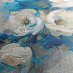 Floral 486 Canvas Art 18" x 24" / 45 x 60 cm / Black