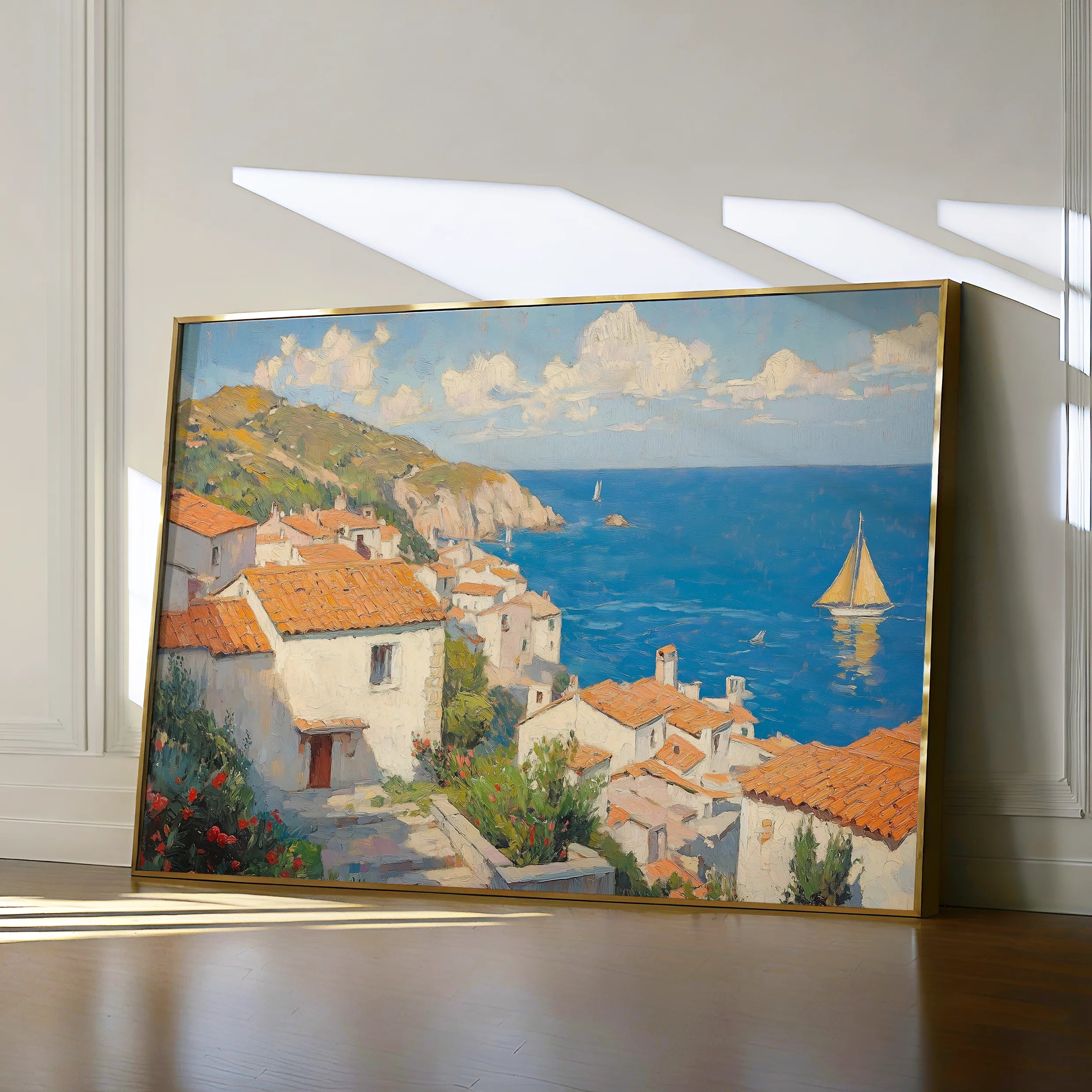 Landscape 486 Canvas Art 18" x 24" / 45 x 60 cm / Black
