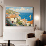 Landscape 486 Canvas Art 60 x 40 cm / Black