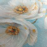 Floral 487 Canvas Art 18" x 24" / 45 x 60 cm / Black