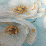 Floral 487 Canvas Art 60 x 40 cm / Black