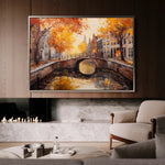 Landscape 487 Canvas Art 18" x 24" / 45 x 60 cm / Black