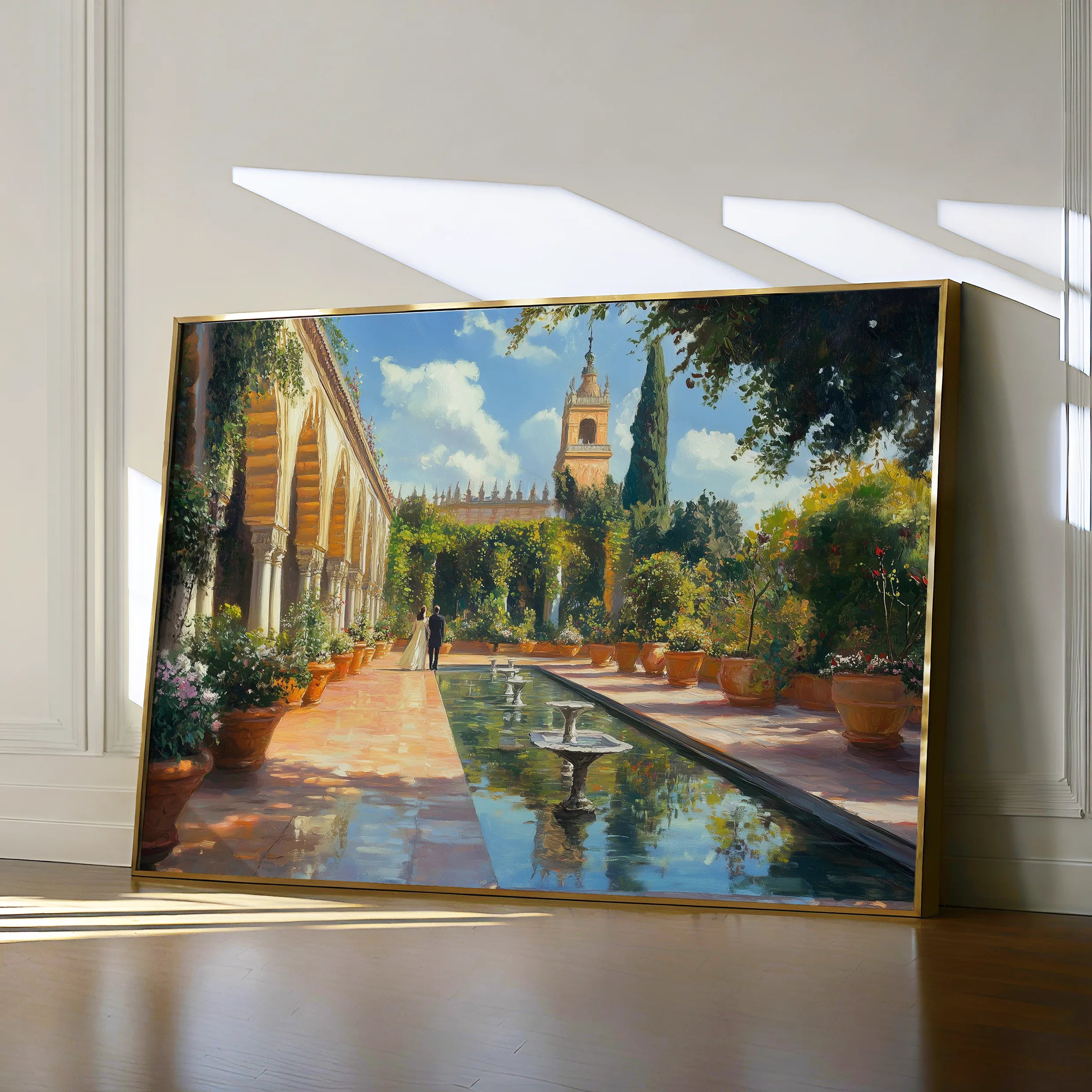 Landscape 488 Canvas Art 18" x 24" / 45 x 60 cm / Black