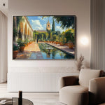 Landscape 488 Canvas Art 60 x 40 cm / Black