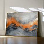 Abstract 489 Canvas Art 18" x 24" / 45 x 60 cm / Black