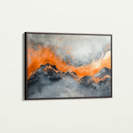 Abstract 489 Canvas Art 18" x 24" / 45 x 60 cm / Black