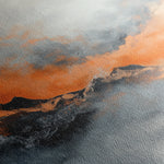 Abstract 489 Canvas Art 18" x 24" / 45 x 60 cm / Black
