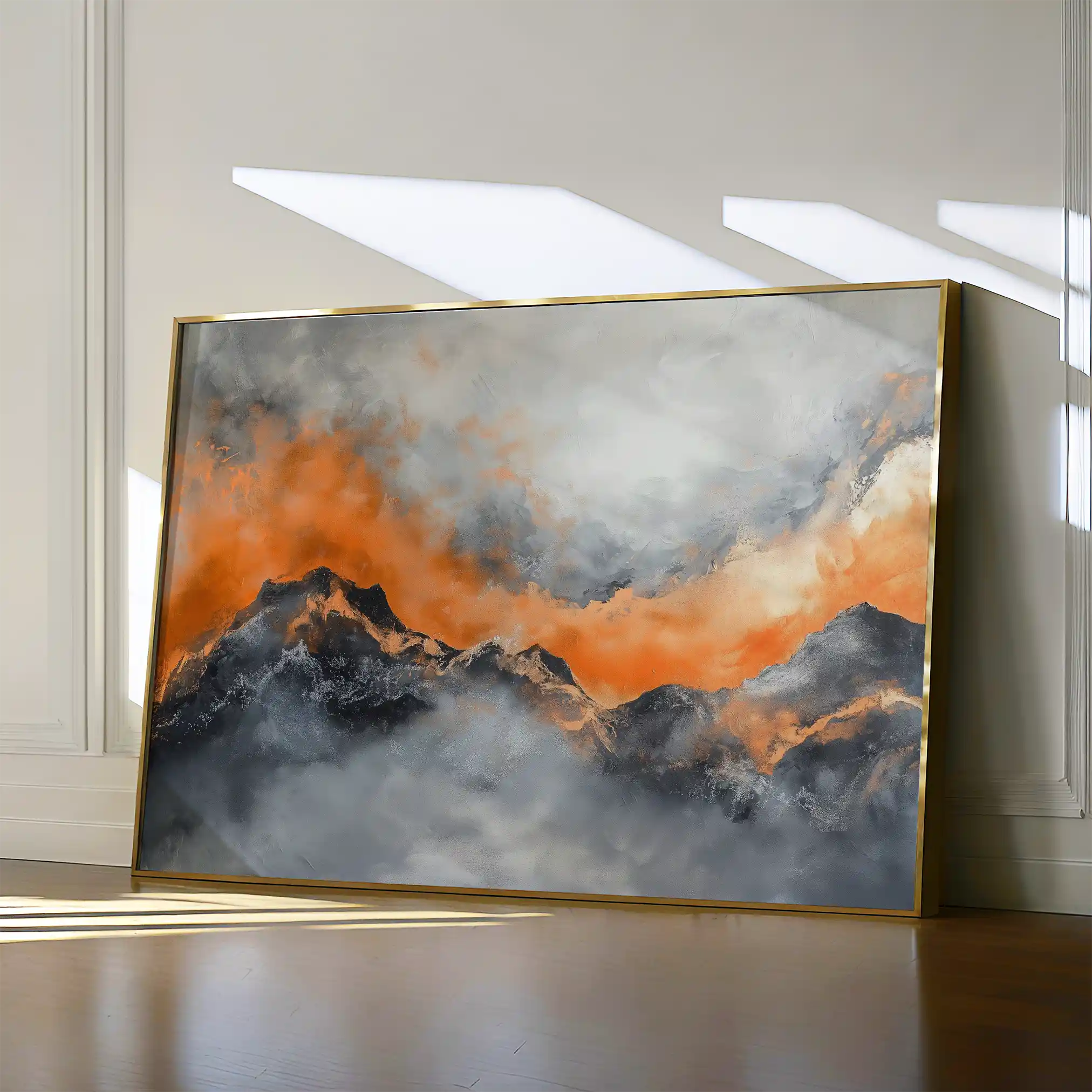 Abstract 489 Canvas Art 60 x 40 cm / Black