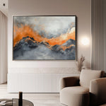 Abstract 489 Canvas Art 60 x 40 cm / Black