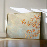 Floral 489 Canvas Art 18" x 24" / 45 x 60 cm / Black