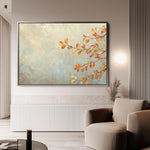 Floral 489 Canvas Art 18" x 24" / 45 x 60 cm / Black
