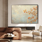 Floral 489 Canvas Art 18" x 24" / 45 x 60 cm / Black