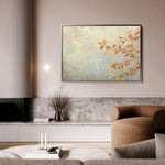 Floral 489 Canvas Art 18" x 24" / 45 x 60 cm / Black