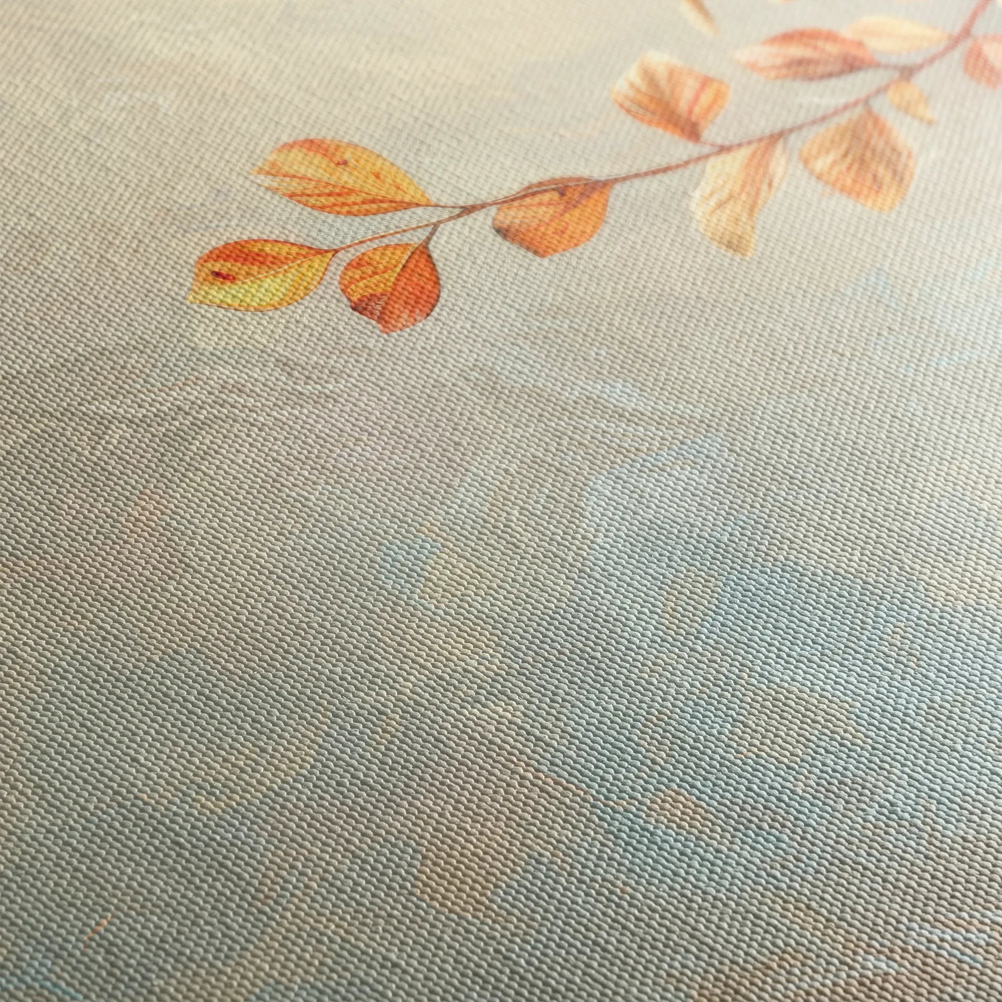 Floral 489 Canvas Art 18" x 24" / 45 x 60 cm / Black
